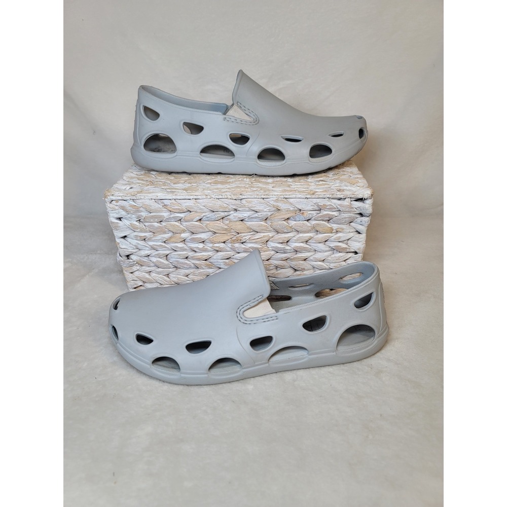 Huk Brewster Slip On Water Shoes  Fisherman Gray Perforated Boating Size 12 Vaca